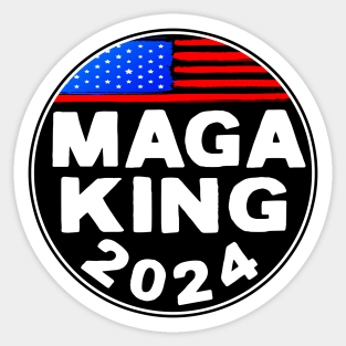 MAGA King Trump Biden 2024 Ultra Sticker